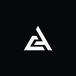  Professional Innovative Initial AC logo and CA logo. Letter AC CA Minimal elegant Monogram. Premium Business Artistic Alphabet symbol and sign