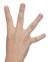 Child hand