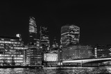 View of the London Skyline at dusk