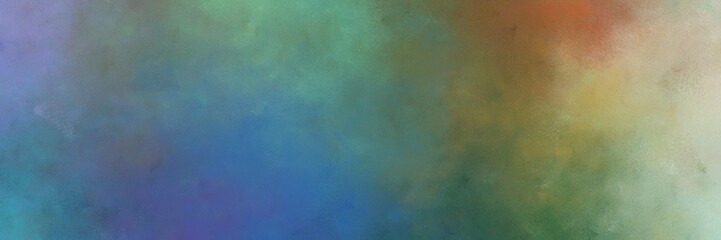 beautiful abstract painting background graphic with dim gray, teal blue and tan colors and space for text or image. can be used as postcard or poster