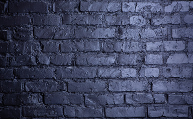 Wall Mural - Grunge Black Brick Wall Background