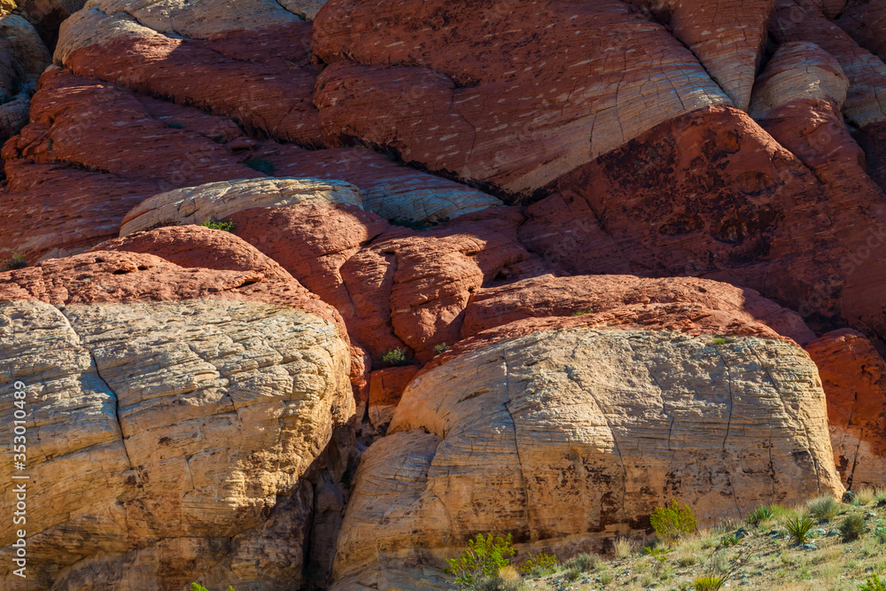 Patterns of Erosion in The Aztec Sandstone of The Calico Hills, Red ...
