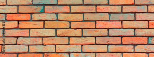 Banner old brick wall.