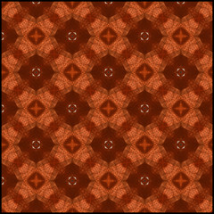 vintage seamless red pattern with abstract flowers