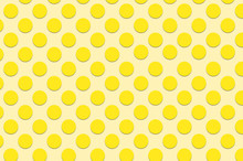 Yellow Polka Dot Background Image With Light Yellow Background And Drop Shadow