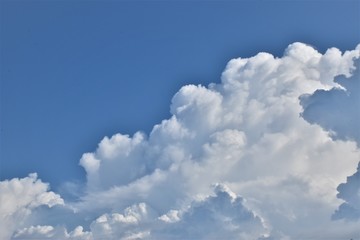 blue sky and white clouds beauty nature.