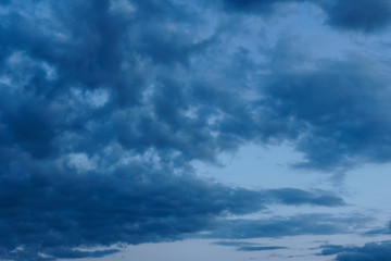 Wall Mural - Clouds on the blue sky background