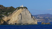 Leuchtturm Capo Miseno Im Golf Von Neapel
