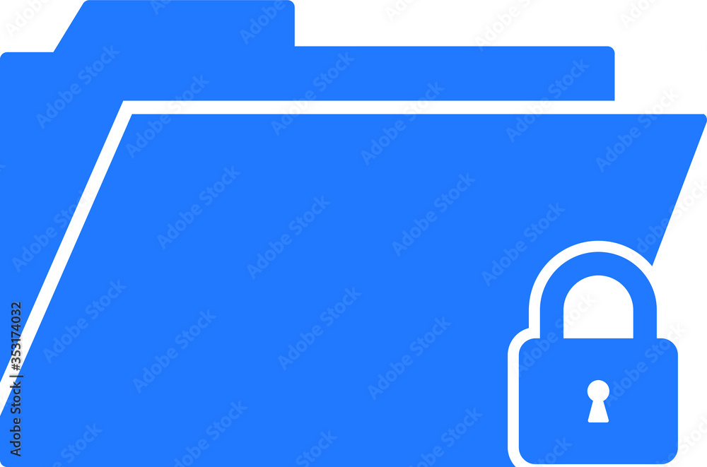 Box Lock Icon Folder lock folder icon. file locker icon Stock Vector | Adobe Stock