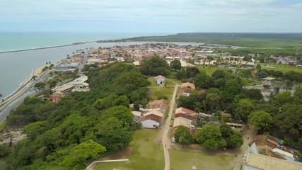 Wall Mural - Aerial view to Porto Seguro in Bahia, Brazil