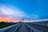 Fototapeta Na sufit - 橋からの風景