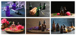 © New Africa - Collage of different photos with essential oils. Banner design