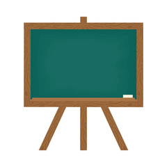 Poster - school chalkboard supply isolated icon