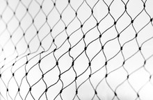 Net Pattern Close Up. Rope Net . Soccer, Football, Volleyball, Tennis And Tennis Net Pattern. Fisherman Hunting Net Rope Texture