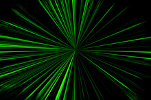 Abstract Speed Green Line Moving Radial Blur Effect