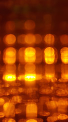 Wall Mural - abstract gold circle bokeh of alrams warning lights