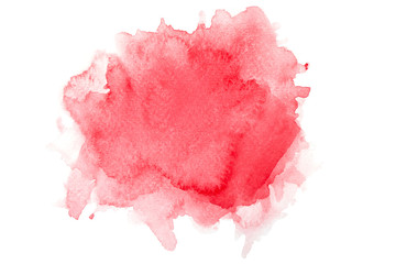 Wall Mural - red watercolor brush