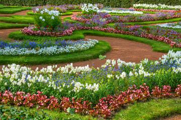 Wall Mural - Flower garden in the French style