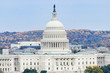 U.S. Capitol Building in autumn foliage - Washington D.C. USA