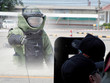 Bomb Disposal Expert in Bomb suit for Explosive ordnance disposal