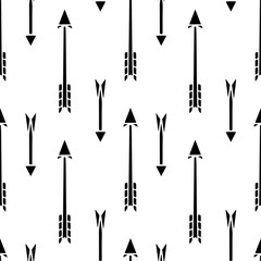 Wall Mural - Seamless pattern with arrows