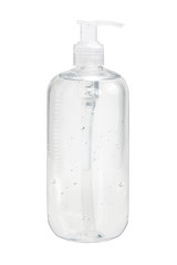 plastic bottle with liquid