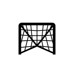 Wall Mural - lacrosse goal silhouette icon. clipart image isolated on white background