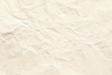 Crumpled old brown paper texture