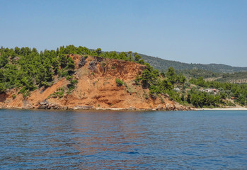 Poster - landslide at Alonnisos in Greece