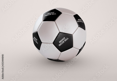 Download Soccer Ball Mockup Stock Template Adobe Stock