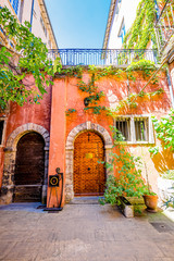 Canvas Print - Traboule dans le vieux Lyon