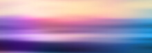 Abstract Blur Sunset Nature Background. Soft Focus.