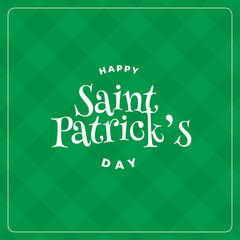 Wall Mural - Saint patricks day card