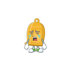 Poster - A crying bell cartoon character drawing concept