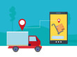 © djvstock - courier delivery service with smart phone, tracking of packages