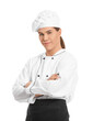 © Pixel-Shot - Transgender chef on white background