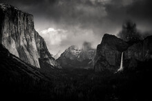 Winter Storm On Yosemite Valley, Yosemite National Park, California