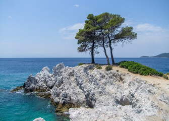 Poster - Amarantos rocks at Skopelos