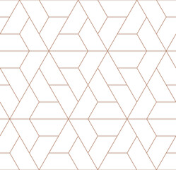 Wall Mural - vector seamless geometric pattern. gold linear pattern. wallpapers for your design.