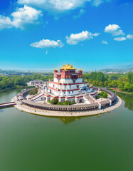 Wall Mural - Ling Shan scenic spot, Wuxi City, Jiangsu Province, China