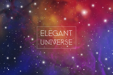 Wall Mural - elegant universe scientific outer space wallpaper. astrology mystic galaxy background.
