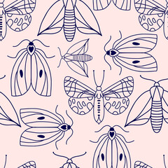 sketch, element, textile, summer, paper, cartoon, wallpaper, seamless, graphic, line, design, illustration, butterfly, black, nature, pattern, vector, background, doodle, ornament, vintage, fabric, ou