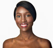 © Svetlana Fedoseeva - Beautiful  African-American woman. Black Beauty. Beautiful face of young adult woman with clean fresh skin.