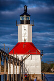 Fototapeta  - St Joseph Michigan Lighthouse