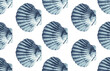 © Karmina - Seamless marine sea pattern.