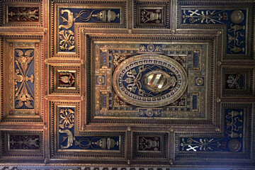 Wall Mural - Coffered Ceiling , Basilica di San Giovanni in Laterano	