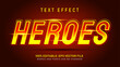 © Vectory - Heroes text style effect
