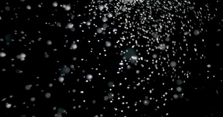 Wall Mural - blizzard of snow falling at fast speeds in different directions.