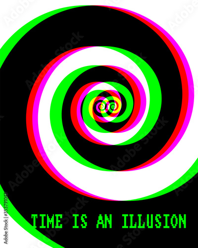 Dekoracja na wymiar  czas-to-koncepcja-iluzji