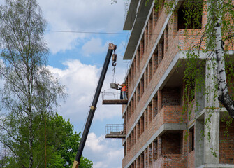 Wall Mural - modern apartment building place